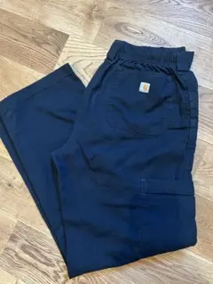 Carhartt 黒 イージーパンツ ゴムウエストヒモ付き　イージーパンツ