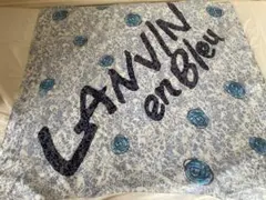 ランバンオンブルー ☆シルクスカーフブルーローズ系