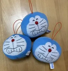 ドラえもん ぬいぐるみ 3個セット キーホルダー