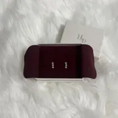 【美品】H&D ハートモチーフ ピアス プラチナpt900のサムネイル