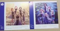 バンドリ Roselia カレンダー2026年11月・12月(2枚セット)