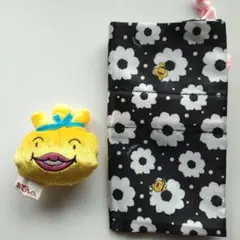 おでんくん お手玉・花柄巾着 2点セット