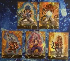 ドラゴンボール　フュージョンワールド　エナジーマーカー　　コンプ 5枚　通常