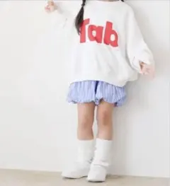 バルーンパンツ　バルーンスカート　ストライプバルーンショートパンツ　640737