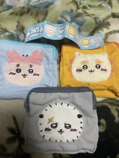 ちいかわ もこもこポーチ2 ラッコ　古本屋　シーサーのサムネイル