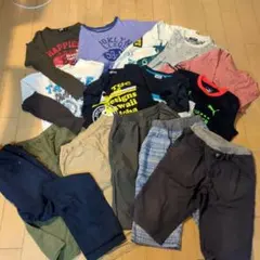 男児服 Tシャツとパンツセット 160cm15点セット（+1点170有）