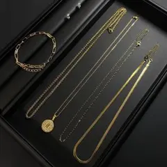 ネックレス　ブレスレット　まとめ売り　セット　アクセサリー　ゴールド　ち 95