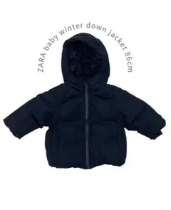 ZARA ブラック ダウンジャケット 86cm