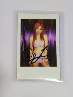 成瀬心美 直筆サイン入りチェキ 03y