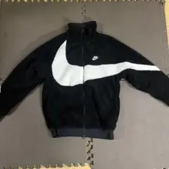 Nike フリースジャケット ブラック・ホワイト 値下げ可能です。