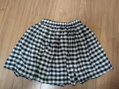 GLOBAL WORK チェック キュロットスカート XL　130 スカパン