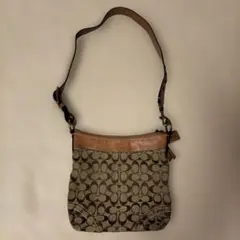 COACH シグネチャー ショルダーバッグ ブラウン