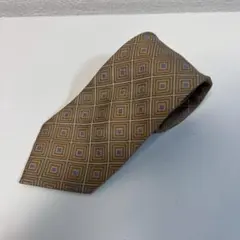 BURBERRY 幾何学模様 シルクネクタイ