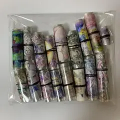 【週末限定SALE】　海外マステ　1ループ15本セット　おまけ付きA