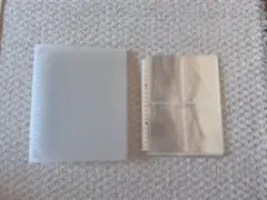 無印良品 ポリプロピレンリング式ファイル A5 20穴＆トレカ用リファイル15枚のサムネイル