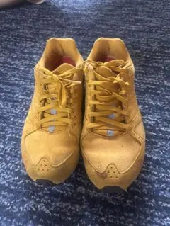 ノースフェイス　スニーカー　黄色