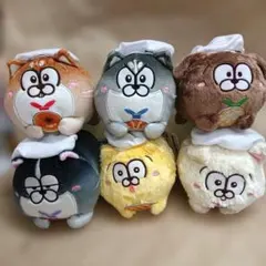 おそ松さん 松犬 松犬ベーカリーぬいぐるみ　全6種コンプリート！！