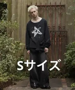 t*y様 グランシー　ラインストーンデザイン　ロンT GRANCY sサイズ　黒