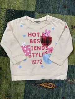 Hot Biscuits ミキハウス　女の子 トレーナー80