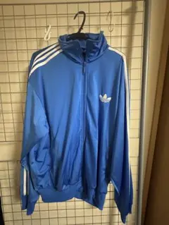 adidas トラックジャケット ブルー ジャージ