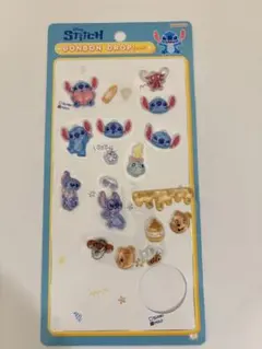 正規品　スティッチ　プーさん　ボンボンドロップシールおすそわけ