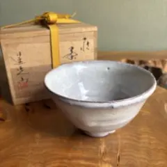 寒川義崇作 刷毛目茶碗 古曽部焼 共箱 抹茶碗（gf10） - メルカリ