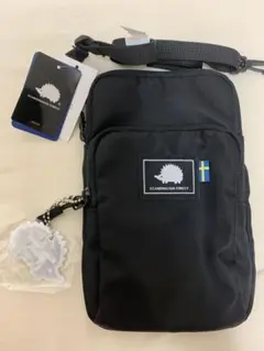 SCANDINAVIAN FOREST スマホショルダーバッグ ブラック