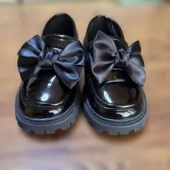 ★新品未使用★ ブラックリボン付きフォーマルシューズ