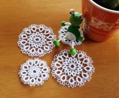 少量セット (No.12 23a)タティングレースモチーフ