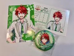 カラフルピーチ　じゃぱぱ　ラメキラカンバッチ　ブロマイド2枚