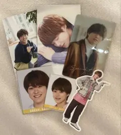 なにわ男子 大橋和也 ファミクラストア限定フレークシール、デタカ2枚トレカセット