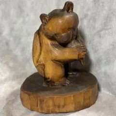 熊 木彫り 置き物