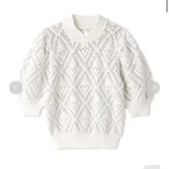 リリーブラウン　L.B CANDY STOCK ハートモチーフニットトップス