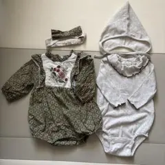 アンドミニョン　&mignon ロンパース　2点セット