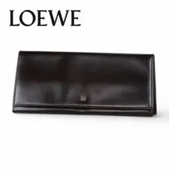 P738 美品 ロエベ 未使用保管品 アナグラム ロゴ入り 長財布 メンズのサムネイル