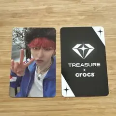 TREASURE crocs 特典トレカ　ヨシ