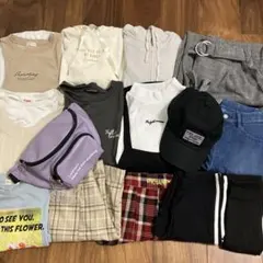 新品有お洋服まとめ売り女の子150ラブトキ ユニクロ ピンクラテ レトロガール他