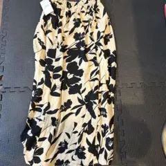 fifth フラワープリント ロングスカート