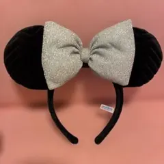 東京ディズニーリゾート ミニーマウス ベロア カチューシャ ブラック