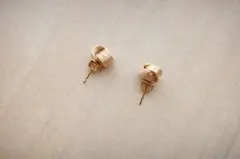 【れな様専用】結婚式 ウェディング ゴールド ツイストデザイン ピアス 和装