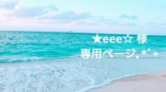 ★eee☆ 様 確認専用。⁠*゜⁠+