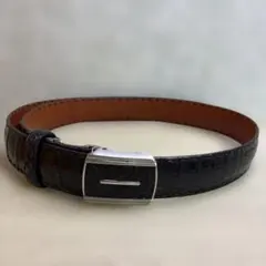 極美品】CROCODILE クロコダイル 本革 エキゾチック レザー ベルト