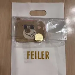 FEILER ドアップテディガール L字ポーチ