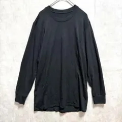 【ユニクロ】 極暖 ヒートテック 長袖 (M) 黒 クルーネック 防寒