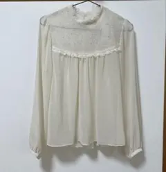 最終値下【未使用】フランシュリッペ 長袖ブラウス M