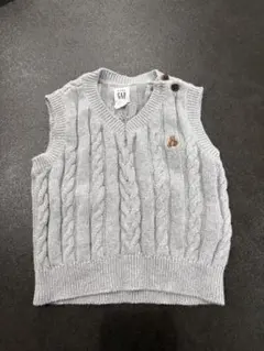 GAP ベビーベスト グレー