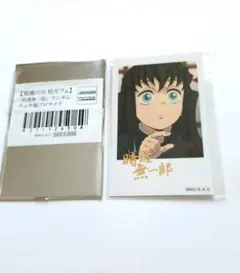 時透無一郎　チェキ風ブロマイド　箔押し　柱カフェ　刀鍛冶の里