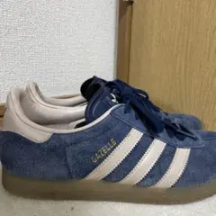 Adidas Gazelle ネイビー/ベージュ スニーカー