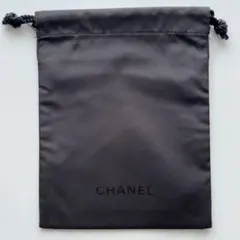【新品未使用】CHANEL(シャネル)★巾着 ポーチ 袋 ロゴ ブラック 黒のサムネイル