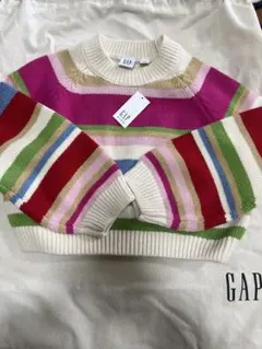 GAP カラフルストライプセーター 110cm